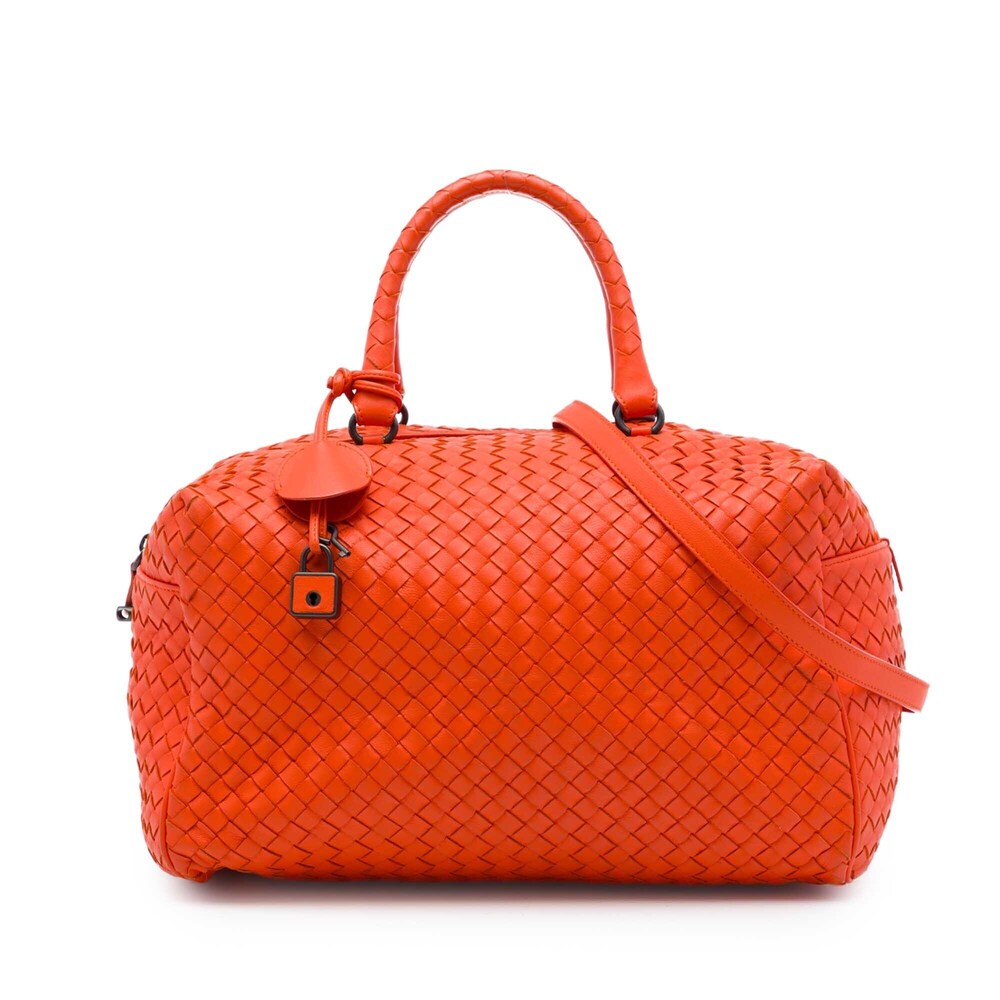 Pre-Loved Bottega Veneta Nappa Intrecciato Satchel